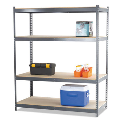 Safco Steel Pack Archival Shelving, 69w x 33d x 84h, Gray 5260