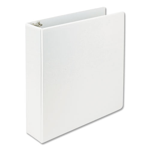 Samsill Earth's Choice Biobased D-Ring View Binder, 3 Rings, 2" Capacity, 11 x 8.5, White 16967