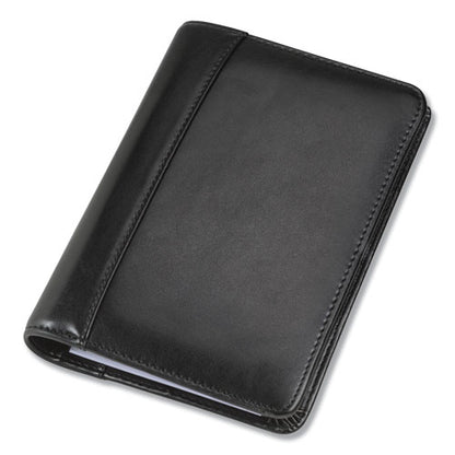 Samsill Regal Leather Business Card Binder, Holds 120 2 x 3.5 Cards, 5.75 x 7.75, Black 81270