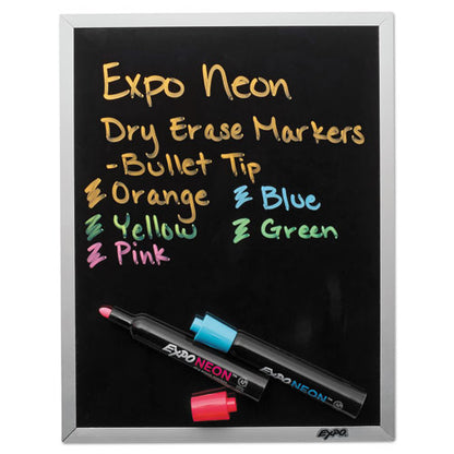 EXPO Neon Windows Dry Erase Marker, Broad Bullet Tip, Assorted Colors, 5-Pack 1752226