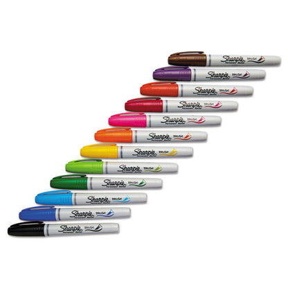 Sharpie Brush Tip Permanent Marker, Medium Brush Tip, Assorted Colors, 12-Set 1810704
