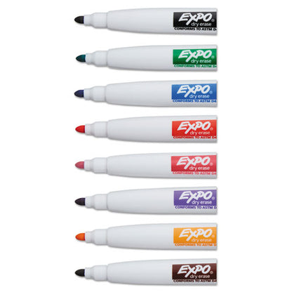 EXPO Magnetic Dry Erase Marker, Fine Bullet Tip, Assorted Colors, 8-Pack 1944748
