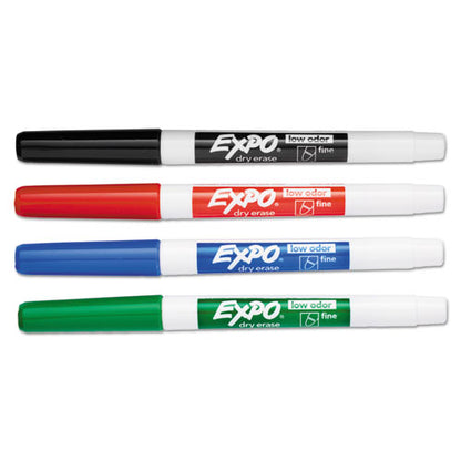 EXPO Low-Odor Dry Erase Marker Office Value Pack, Fine Bullet Tip, Assorted Colors, 36-Pack 2003893