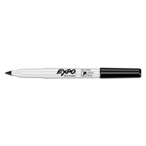 EXPO Low-Odor Dry Erase Marker Office Value Pack, Extra-Fine Needle Tip, Black, 36-Pack 2003894