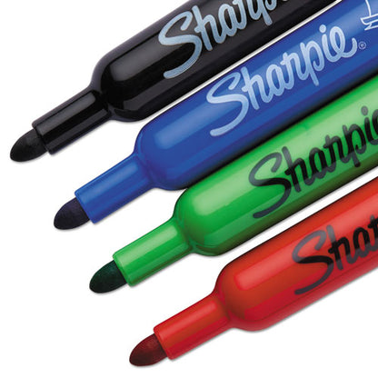 Sharpie Flip Chart Marker, Broad Bullet Tip, Assorted Colors, 4-Set 22474