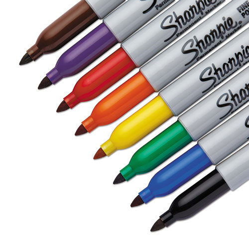Sharpie Fine Tip Permanent Marker, Fine Bullet Tip, Assorted Colors, 8-Set 30078