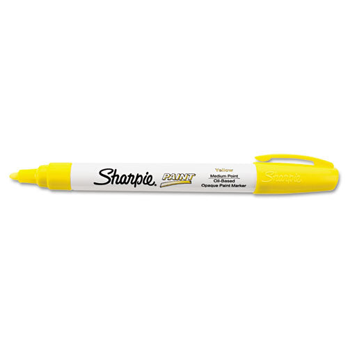 Sharpie Permanent Paint Marker, Medium Bullet Tip, Yellow 35554