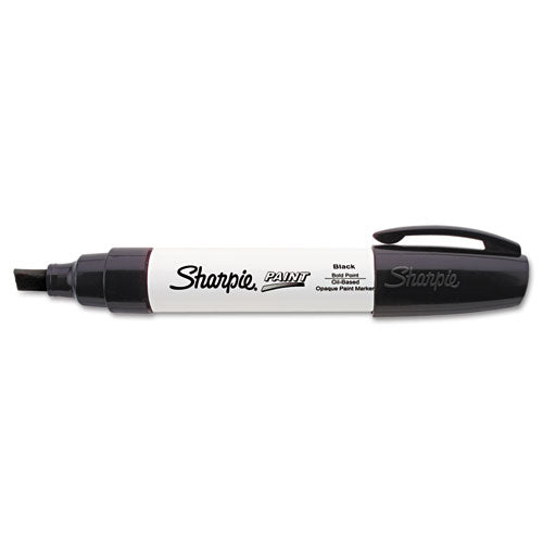 Sharpie Permanent Paint Marker, Extra-Broad Chisel Tip, Black 35564