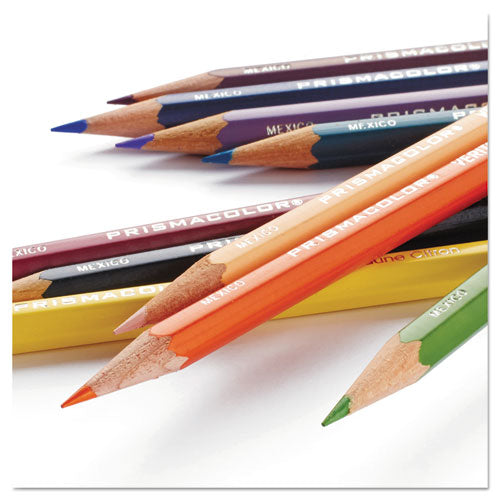 Prismacolor Premier Colored Pencil, 3 mm, 2B (#1), Assorted Lead-Barrel Colors, 48-Pack 3598THT