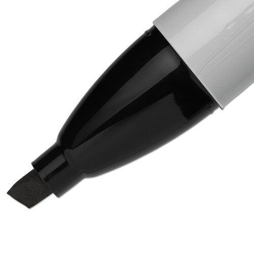 Sharpie Chisel Tip Permanent Marker, Medium Chisel Tip, Black, Dozen 38201