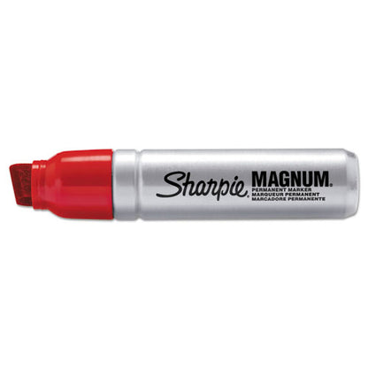Sharpie Magnum Permanent Marker, Broad Chisel Tip, Red 44002