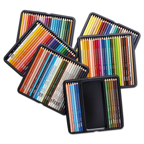 Prismacolor Premier Colored Pencil, 0.7 mm, 2B (#1), Assorted Lead-Barrel Colors, 132-Pack 4484