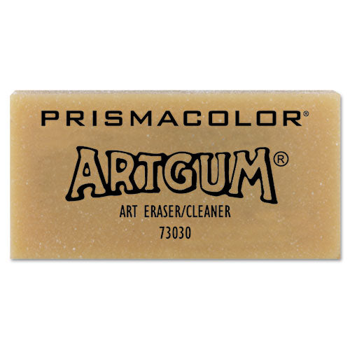 Prismacolor ARTGUM Eraser, For Pencil Marks, Rectangular Block, Large, Off White, Dozen 73030