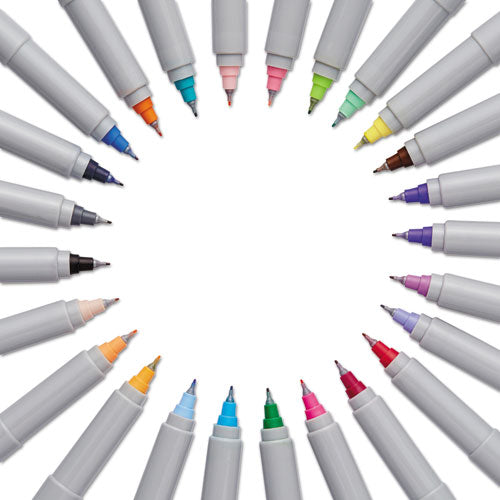 Sharpie Ultra Fine Tip Permanent Marker, Extra-Fine Needle Tip, Assorted Colors, 24-Set 75847