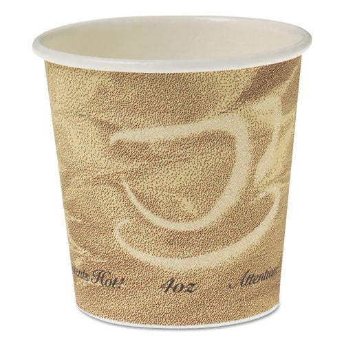 Dart Single Sided Poly Paper Hot Cups, 4 oz, Mistique Design, 1,000-Carton 374MS-0029