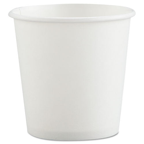 Dart Polycoated Hot Paper Cups, 4 oz, White, 50 Bag, 20 Bags-Carton 374W-2050