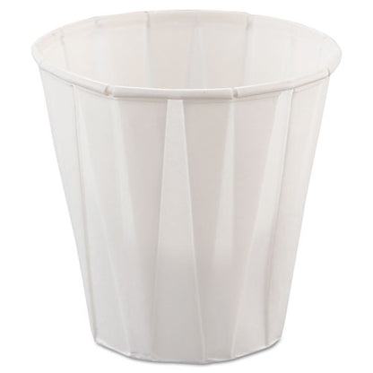 Dart Paper Medical and Dental Treated Cups, 3.5 oz, White, 100-Bag, 50 Bags-Carton 450-2050