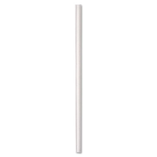 Dart Jumbo Straws, 7.75", Polypropylene, Translucent, 250-Pack, 50 Packs-Carton 722TX-0075