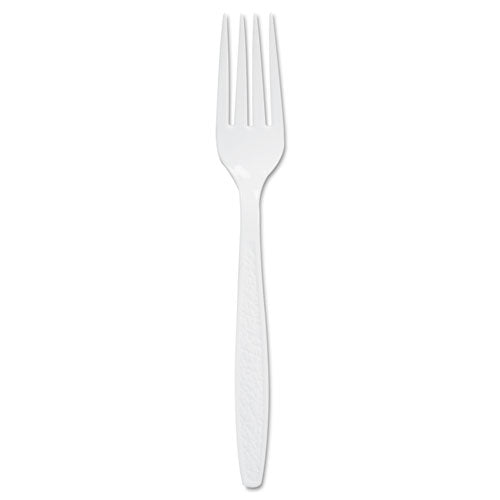 Dart Guildware Extra Heavy Weight Plastic Forks, White, 100-Box GBX5FW-0007