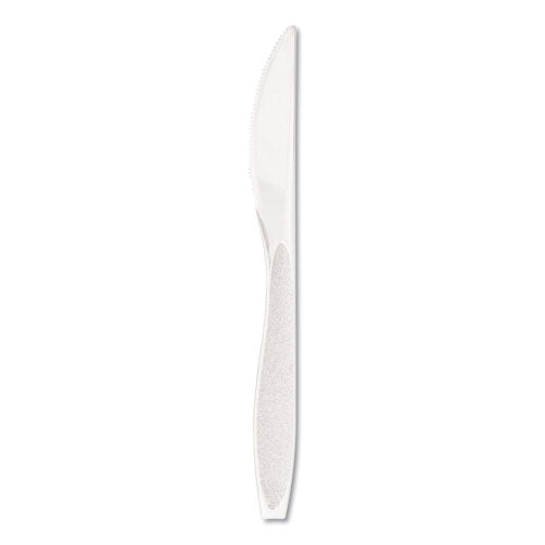 Dart Impress Heavyweight Full-Length Polystyrene Cutlery, Knife, White, 1000-Carton HSWK-0007