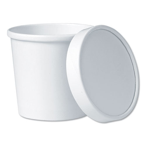 Dart Flexstyle Food Lid Container, 12.1 oz, 3.6" Diameter, White, 250-Carton KHSB12A-2050