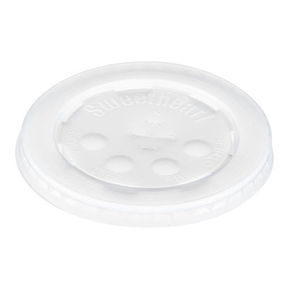 Dart Polystyrene Cold Cup Lids, Fits 12 oz to 24 oz Cups, Translucent, 125-Pack, 16 Packs-Carton L16BL-0100