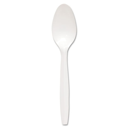 Dart Regal Mediumweight Cutlery, Full-Size, Teaspoon, White, 1000-Carton S6SW