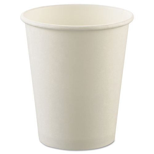 Dart Uncoated Paper Cups, Hot Drink, 8 oz, White, 1,000-Carton U508N-02050