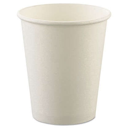 Dart Uncoated Paper Cups, Hot Drink, 8 oz, White, 1,000-Carton U508N-02050