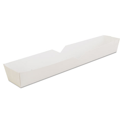 SCT Hot Dog Tray, 10.25 x 1.5 x 1.25, White, 500-Carton SCH 0711