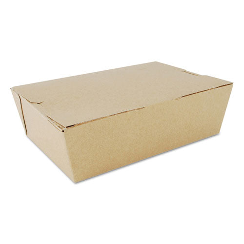 SCT ChampPak Carryout Boxes, #3, 7.75 x 5.5 x 2.5, Kraft, 200-Carton SCH 0733