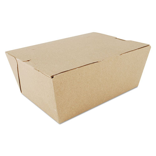 SCT ChampPak Carryout Boxes, #4, 7.75 x 5.5 x 3.5, Kraft, 160-Carton SCH 0734