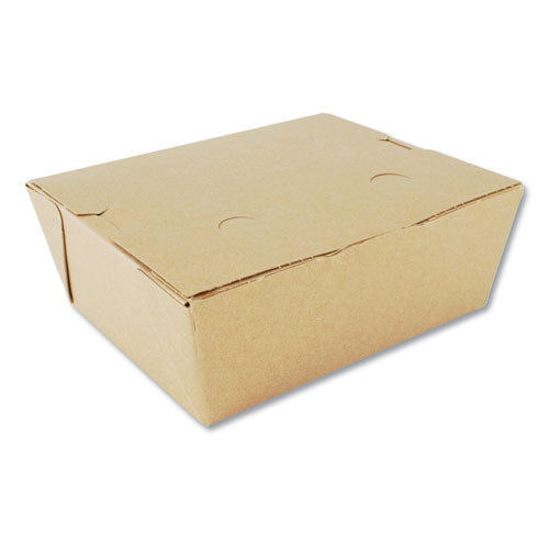 SCT ChampPak Retro Carryout Boxes #8, 6 x 4.75 x 2.5, Kraft, 300-Carton SCH 0738