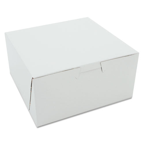 SCT Non-Window Bakery Boxes, 6 x 6 x 3, White, 250-Carton 905