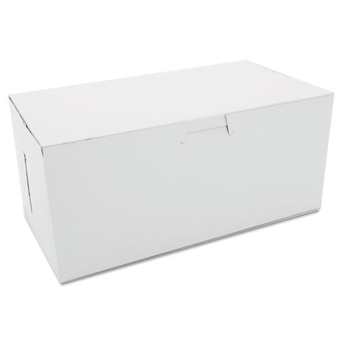 SCT Non-Window Bakery Boxes, 9 x 5 x 4, White, 250-Carton SCH 0949