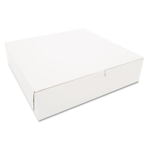 SCT Tuck-Top Bakery Boxes, 10 x 10 x 2.5, White, 250-Carton SCH 0969