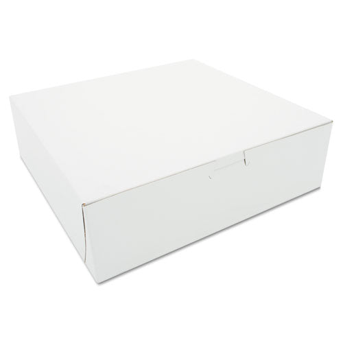 SCT Tuck-Top Bakery Boxes, 10 x 10 x 3, White, 200-Carton SCH 0971