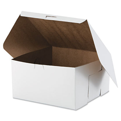 SCT Tuck-Top Bakery Boxes, 10 x 10 x 5.5, White, 100-Carton SCH 0977