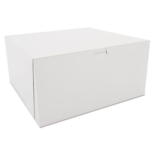 SCT Tuck-Top Bakery Boxes, 12 x 12 x 6, White, 50-Carton SCH 0989