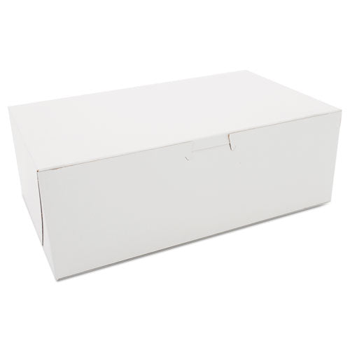 SCT Non-Window Bakery Boxes, 10 x 6 x 3.5, White, 250-Bundle SCH 1017