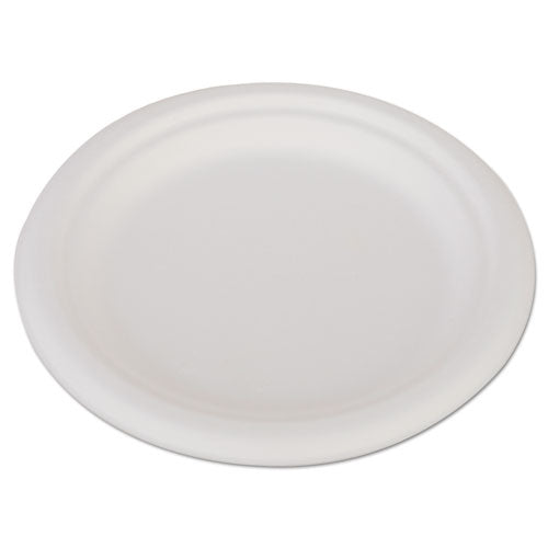 SCT ChampWare Heavyweight Bagasse Dinnerware, Plate, 6", White, 1,000-Carton SCH 18110