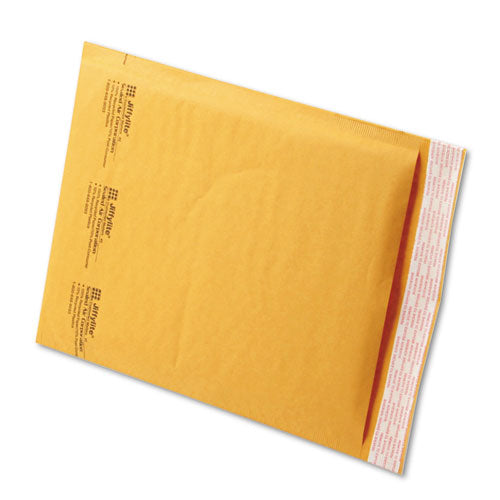 Sealed Air Jiffylite Self-Seal Bubble Mailer, #2, Barrier Bubble Lining, Self-Adhesive Closure, 8.5 x 12, Golden Brown Kraft, 100-Carton 39093