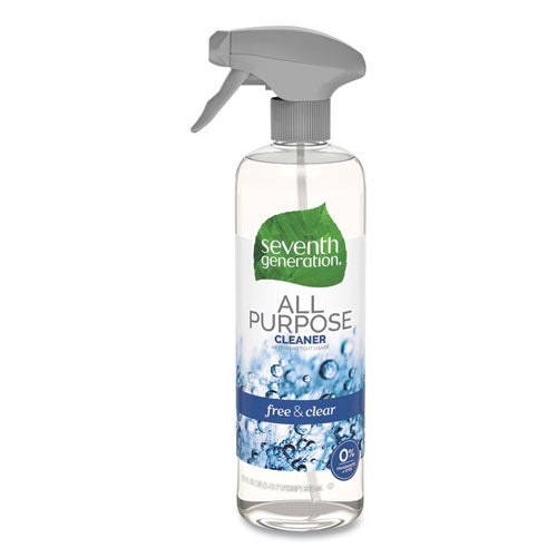 Seventh Generation Natural All-Purpose Cleaner, Free and Clear-Unscented, 23 oz Trigger Spray Bottle 44713EA