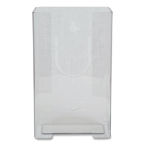 San Jamar Clear Plexiglas Disposable Glove Dispenser, Single-Box, 5 1-2w x 3 3-4d x 10h G0803
