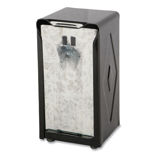 San Jamar Tabletop Napkin Dispenser, Tall Fold, 3 3-4 x 4 x 7 1-2, Capacity: 150, Black H900BK