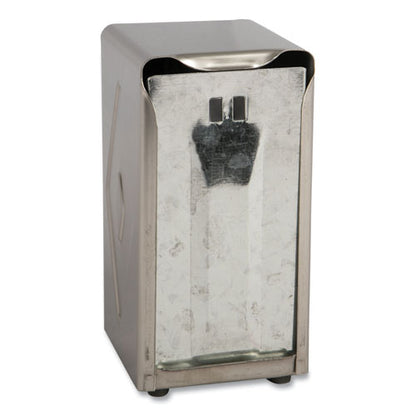 San Jamar Tabletop Napkin Dispenser, Tall Fold, 3 3-4 x 4 x 7 1-2, Capacity: 150, Chrome H900X