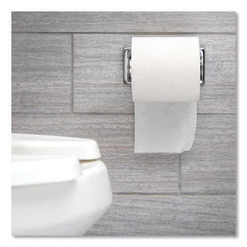 San Jamar Locking Toilet Tissue Dispenser, 6 x 4 1-2 x 2 3-4, Chrome R200XC