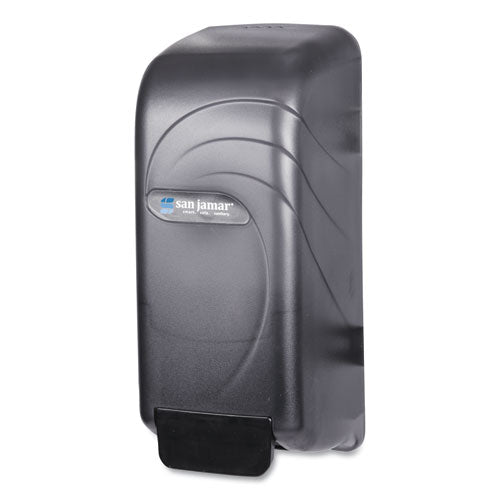 San Jamar Oceans Universal Liquid Soap Dispenser, 800 mL, 4.5 x 4.38 x 10.5, Black S890TBK