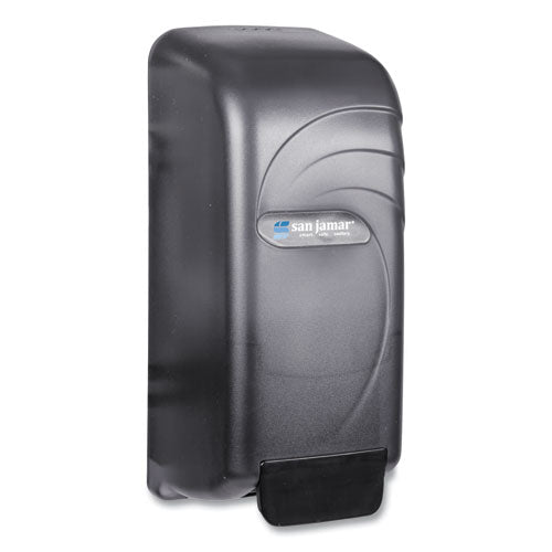 San Jamar Oceans Universal Liquid Soap Dispenser, 800 mL, 4.5 x 4.38 x 10.5, Black S890TBK