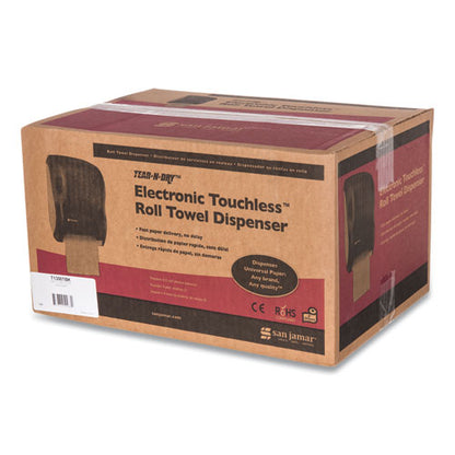 San Jamar Tear-N-Dry Touchless Roll Towel Dispenser, 11.75 x 9 x 15.5, Black Pearl T1300TBK